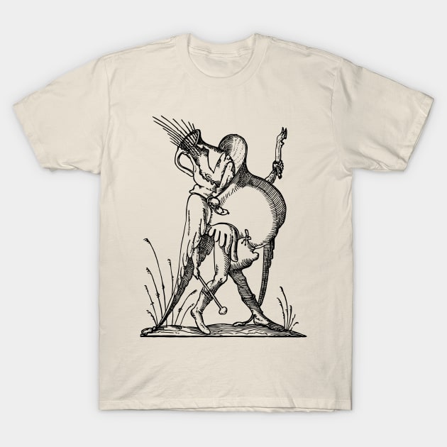 Grotesque #86 The Drolatic Dreams of Pantagruel (1565) T-Shirt by n23tees